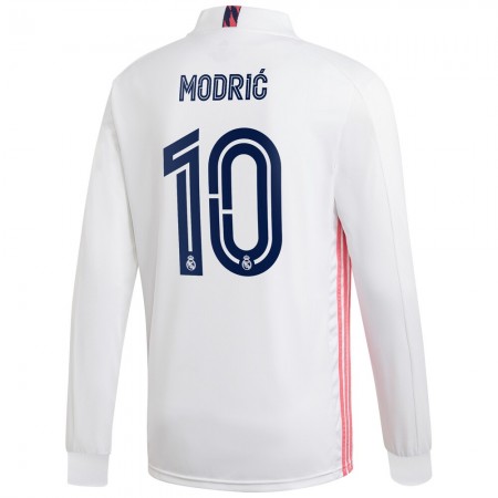 Billiga Fotbollströjor Real Madrid Luka Modric 10 Hemma tröja 2020/21 Långärmad